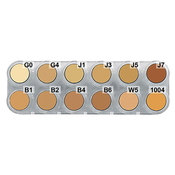 Tavolozza Crème Make up - V - 12 colori