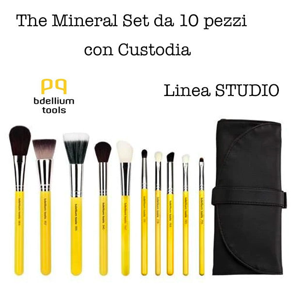 Green Bambu Mineral 5 pc brush set