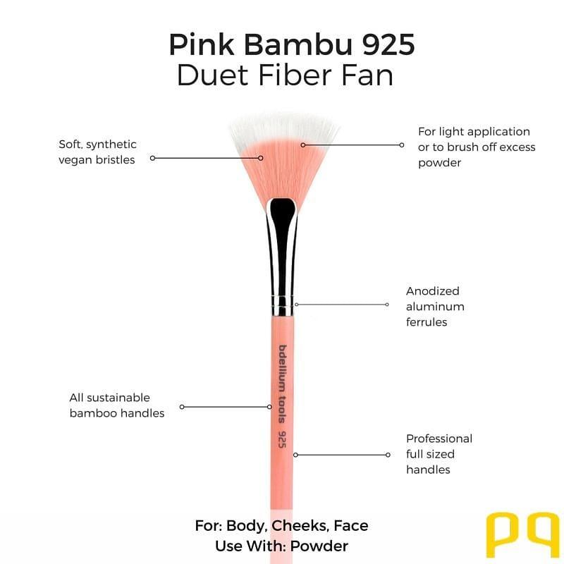 Pink Bambu 925 Duet Fiber Fan