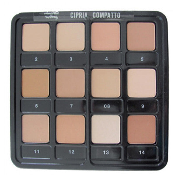 Tavolozza 12 ciprie compatte