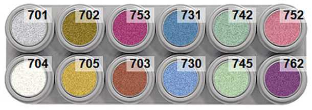 Tavolozza Water Make up Pearl - P12 - 12 colori