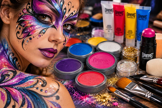 Body Painting e Face Painting: guida completa a colori, pennelli e fissaggio