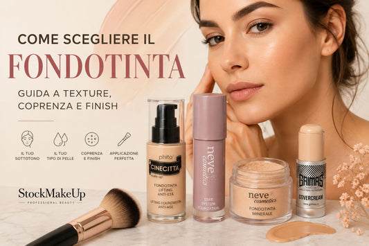 Come scegliere il fondotinta giusto: guida a texture, coprenza e finish