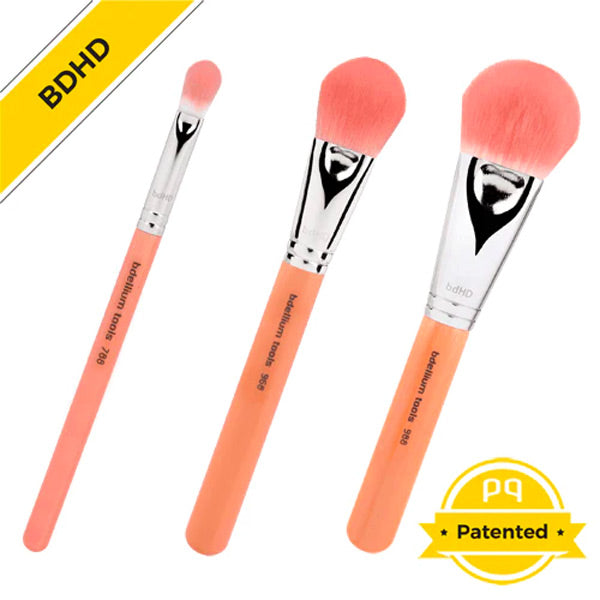 Pink Bambu BDHD 3 pc brush set