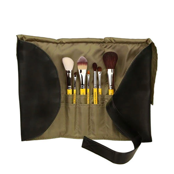 Travel Basic 7 pc Brush Set with Roll-up Pouch