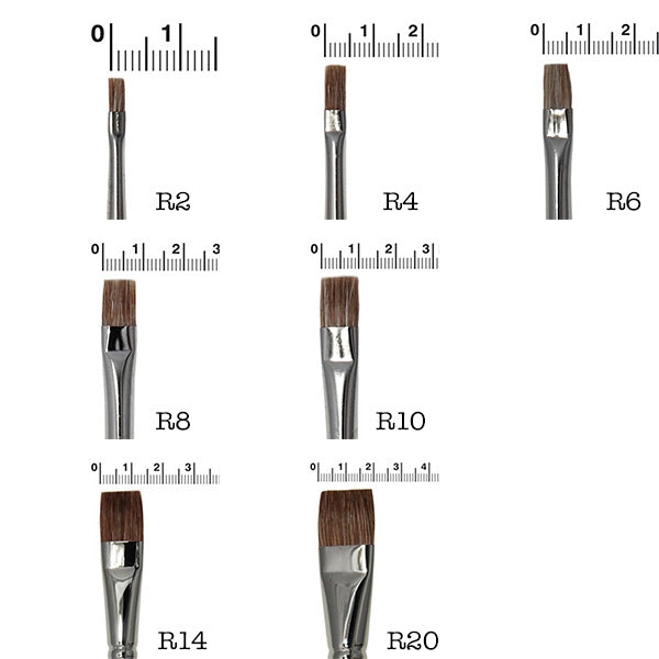 Brushes Ox-Hair - Pennelli body painting