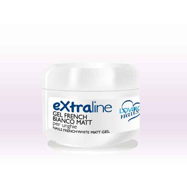 Gel French Bianco Matt - Extra Line