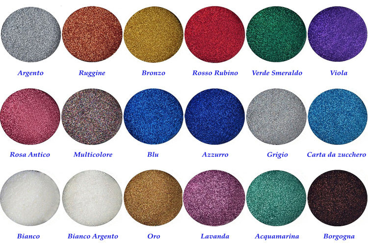 Glitter in polvere