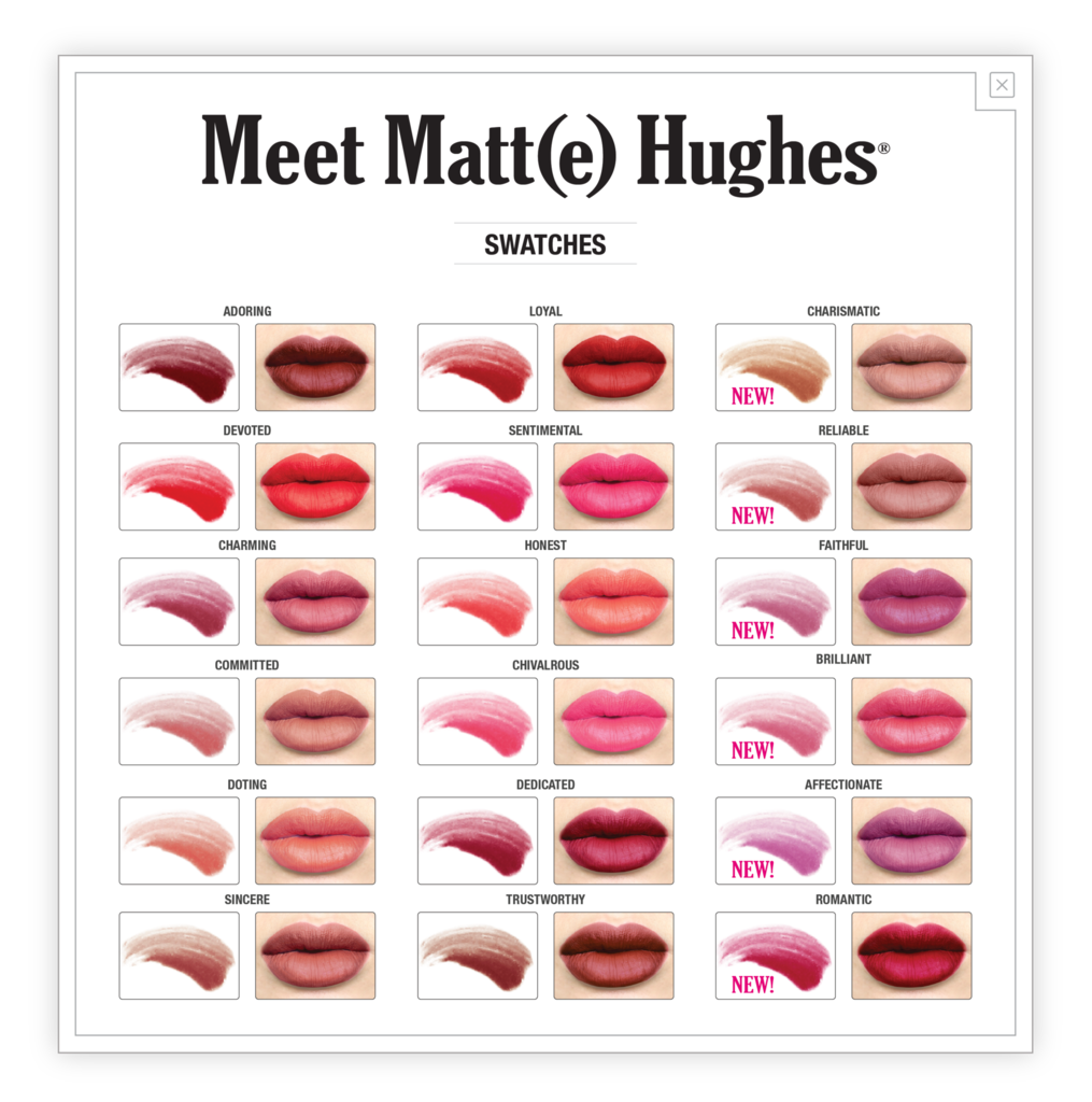 Meet Matt(e) Hughes® Liquid Lipstick