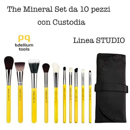 Green Bambu Mineral 5 pc brush set