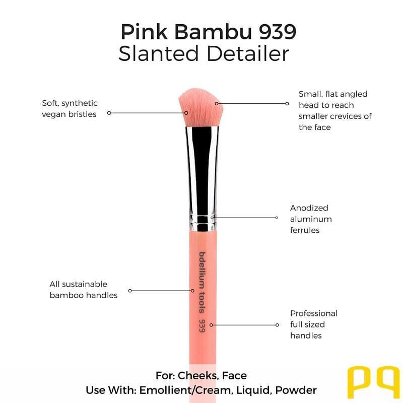 Pink Bambu 939  Slanted Detailer