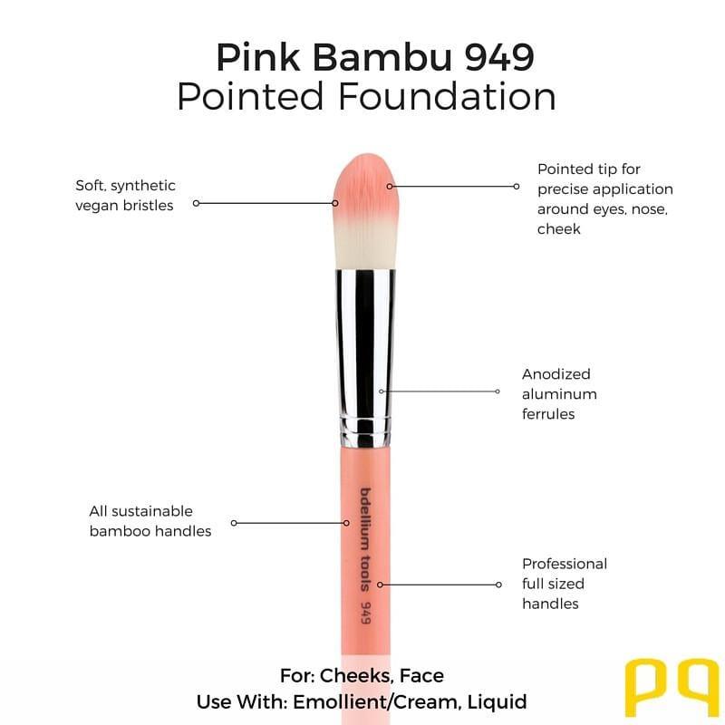 Pink Bambu 949 Pointed  Foundation