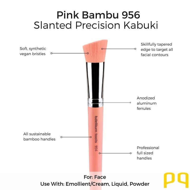 Pink Bambu 956  Slanted Precision Kabuki