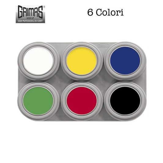 Tavolozza Water Make up - 6 colori