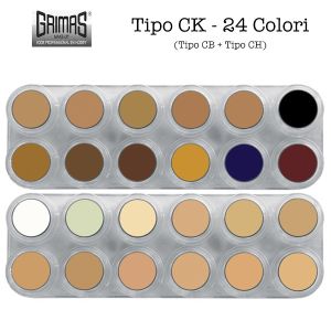 Tavolozza Camouflage - CK (12CB+12CH) - 24 colori