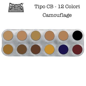 Tavolozza Camouflage - CB - 12 colori