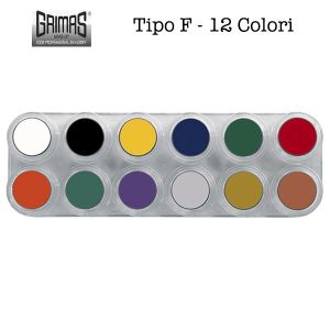 Tavolozza Crème Make up - F - 12 colori